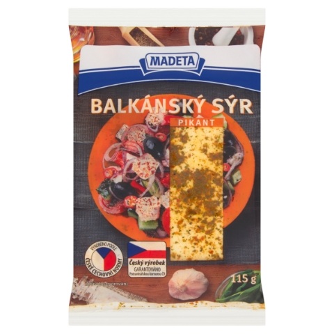 Madeta Balkánský sýr pikant 115g
