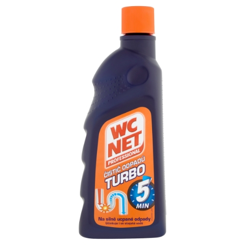 WC Net Professional Turbo gelový čistič odpadů 500ml