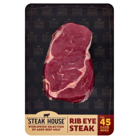 Steak House Hovězí vyzrálý Rib Eye Steak z vysokého roštěnce
