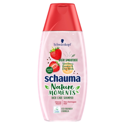 Schauma Nature Moments Hair Smoothie šampon jahody, banány a chia semínka 250ml