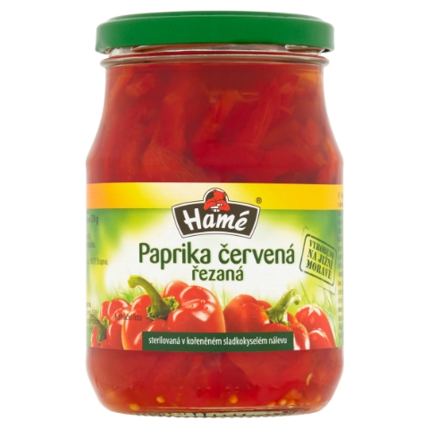 Hamé Paprika červená řezaná 340g
