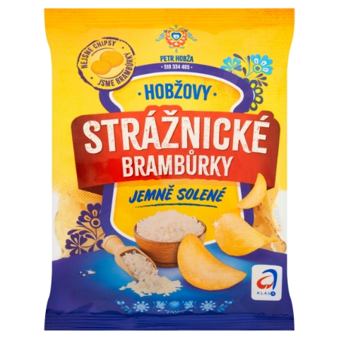 Strážnické Brambůrky Hobžovy jemně solené 60g