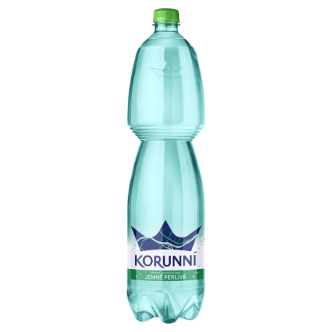 Korunní Přírodní minerální voda jemně perlivá 1,5l
