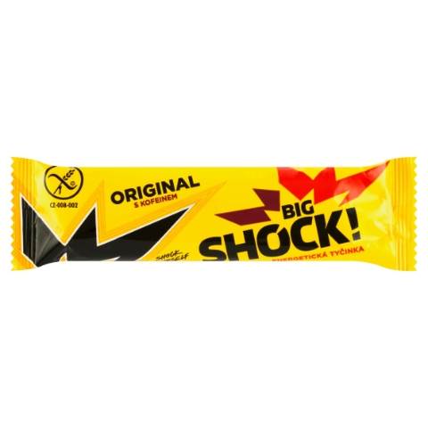 Big Shock! Original s kofeinem energetická tyčinka 65g