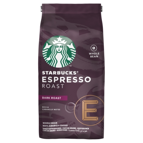 Starbucks® Espresso Roast, zrnková káva, 200g