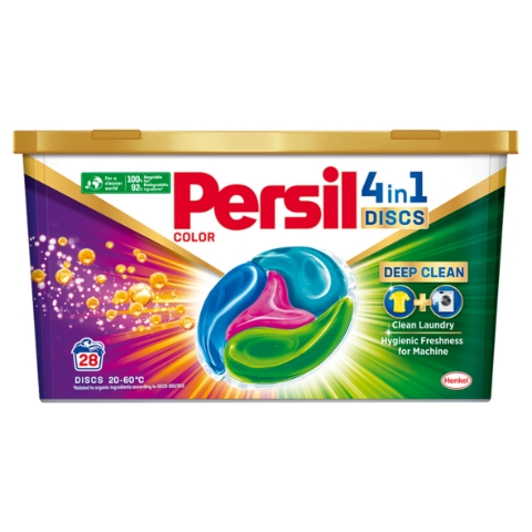 Persil Discs 4in1 Deep Clean Color předdávkovaný prací prostředek 28 praní 28 x 25g (700g)