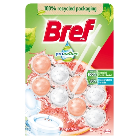 Bref ProNature Grapefruit tuhý WC blok 2 x 50g