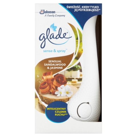 Glade by Brise Sense & Spray Sensual Sandalwood & Jasmine automatický osvěžovač vzduchu 18ml