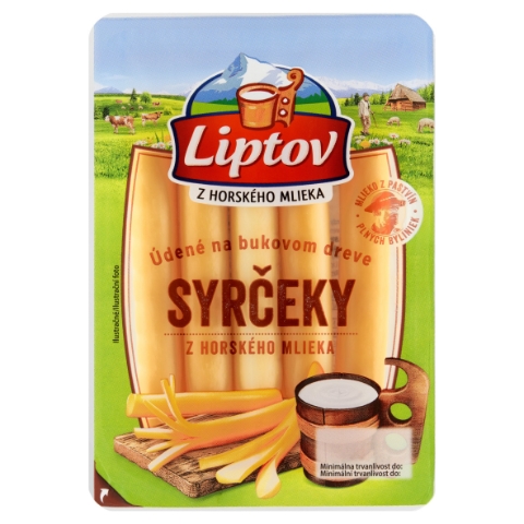 Liptov Sýr přírodní pařený uzený 100g