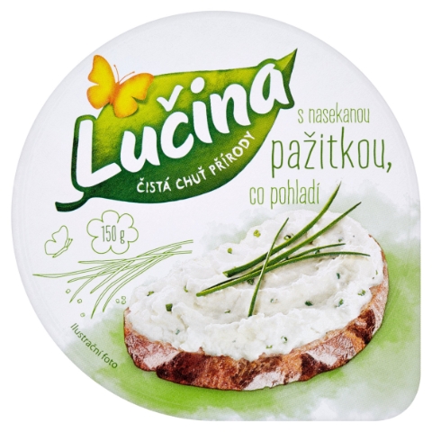 Lučina Smetanový termizovaný sýr s pažitkou 150g