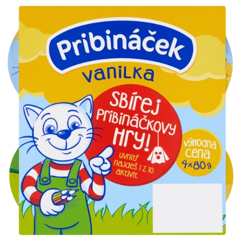 Pribináček Vanilka 4 x 80g