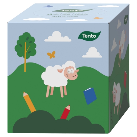 Tento Kosmetické utěrky 3 vrstvé 58 ks