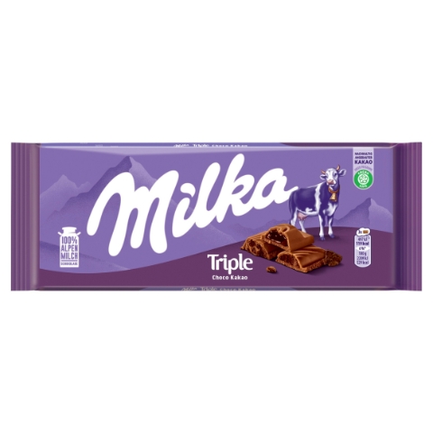 Milka Triple Choco Kakao 90g