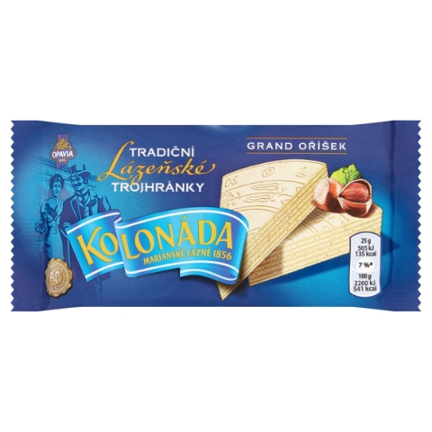 Opavia Kolonáda Trojhránky lázeňské oplatky Grand oříšek 50g