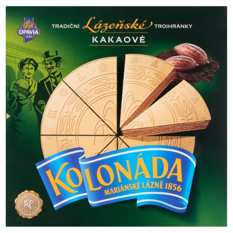 Opavia Kolonáda Trojhránky lázeňské oplatky kakaové 260g