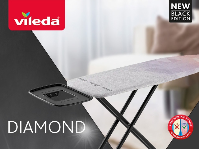 Testujeme žehlicí prkno Vileda Diamond S, se kterým jde žehlení jako po másle