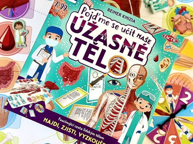 Testujeme deskovou hru Pojďme se učit: Naše úžasné tělo