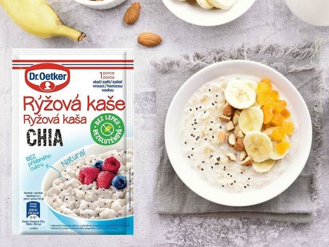 TÝMOVÉ TESTOVÁNÍ: Lahodná Dr. Oetker Rýžová kaše chia bez lepku